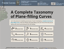Tablet Screenshot of fractalcurves.com